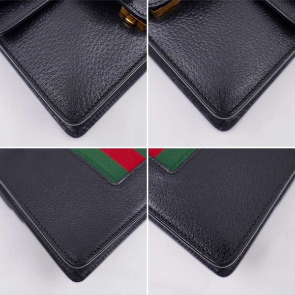 AU14❤️ GUCCI Web Dionysus Leather Chain Crossbody Bag - Picture 13 of 16